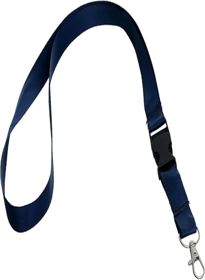 SONIX Name Card Rope Wide with Metal Clip and Rod, Single Pack